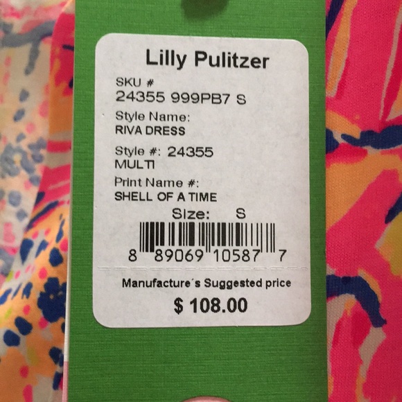NWT Lilly Pulitzer Shell of a Time Riva Dress S - Picture 4 of 4